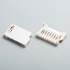 2.BSDF11B1N1113 SD 卡座短体 SMT PUSH 白胶