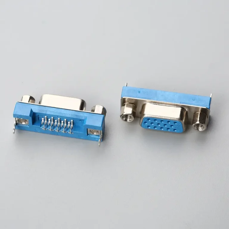 2.BDBF15L2N1279 SLIM D SUB15P 母座 反向DIP 带螺丝孔 CL=0.80MM