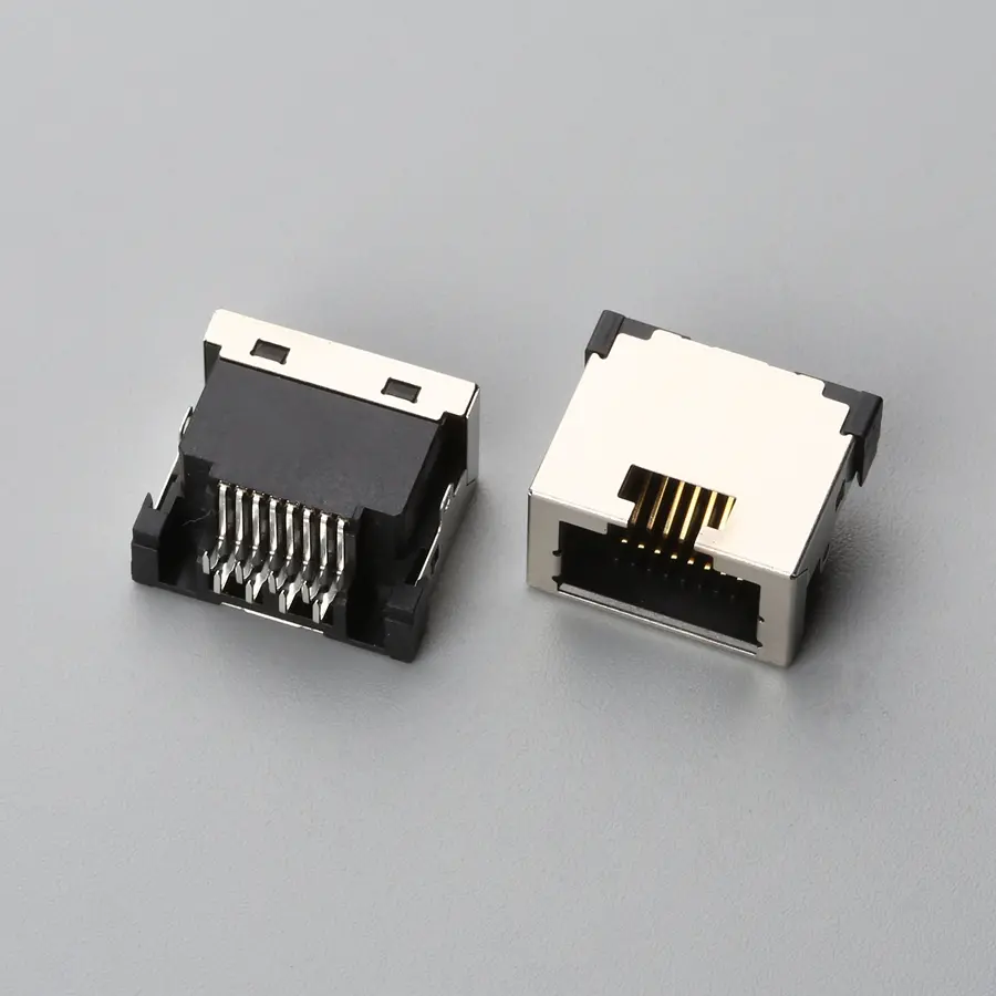 1.BRJF08B3N1150 RJ 45 沉板式DIP H=5.15mm 不带灯