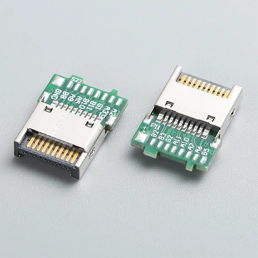 未标题 26_0000_4.BUSM201B3N13602 USB TYPE E 20PIN 公头 带PCB板