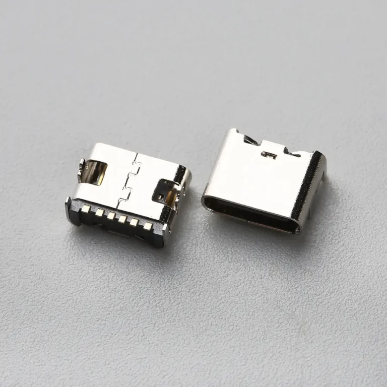 1.BUSF06B3N11318SR USB TYPE C 6P 母座 板上型 SMT