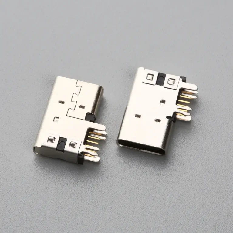 4.BUSF14B3M1264 USB TYPE C 14P 母座 侧插式DIP