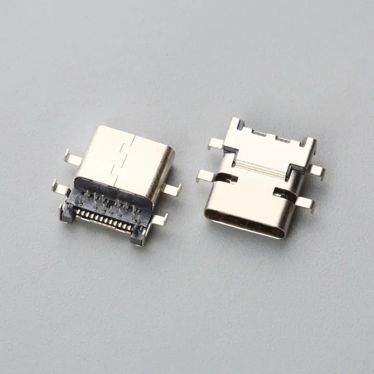 10.BUSF24B3M1137 USB TYPE C 24P 母座 沉板式 前插后贴