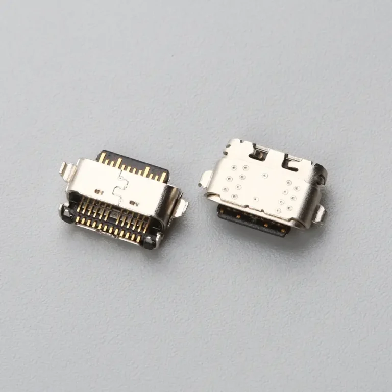 14.BUSF24B3N11249X USB TYPE C 24P 母座 沉板SMT H=1.60mm 带上盖
