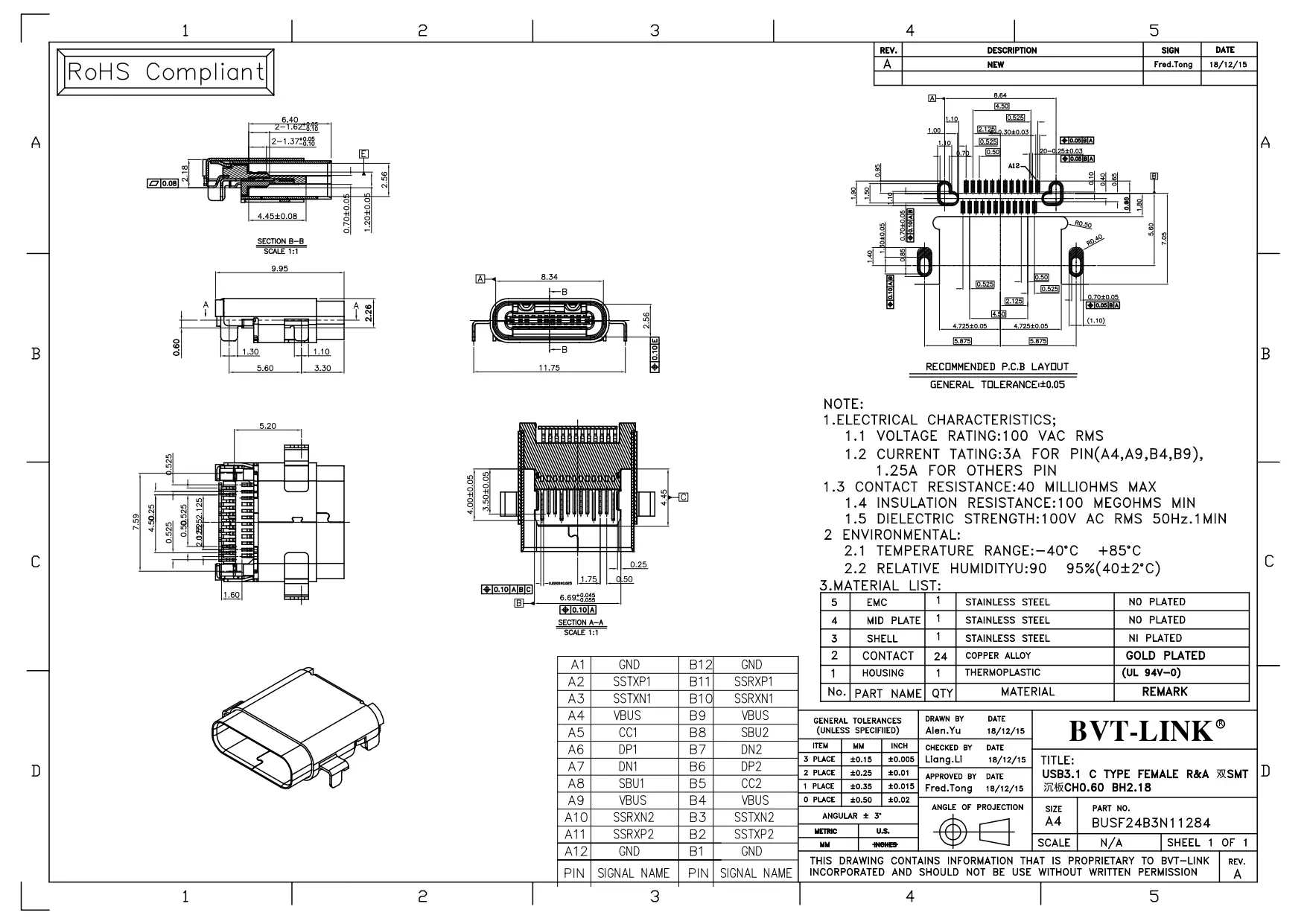 15.BUSF24B3N11284-USB TYPE C 24P  母座 双层外壳 沉板双SMT H=2.18mm_page-0001 (4)