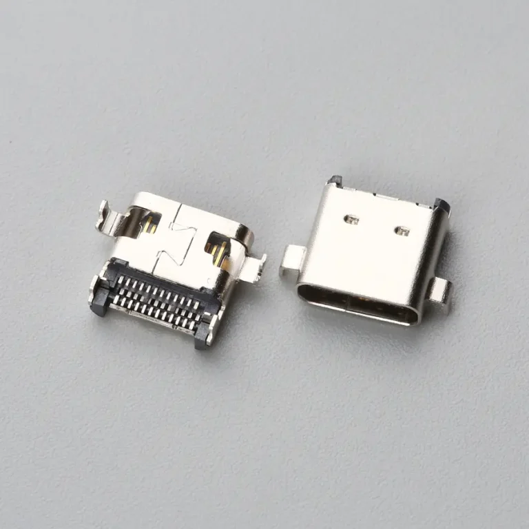 16.BUSF24B3N11305 USB TYPE C 24P 母座 沉板双SMT H=1.0mm 短体