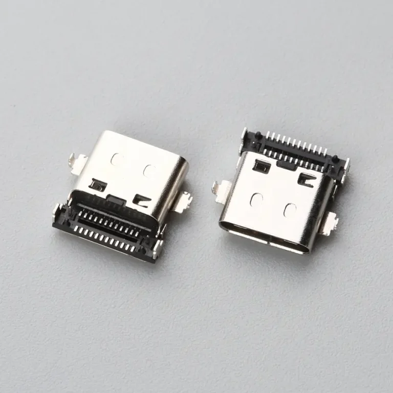 18.BUSF242B3N11385SR USB TYPE C 24P 母座 沉板式双SMT H=1.70mm CH=0.55mm
