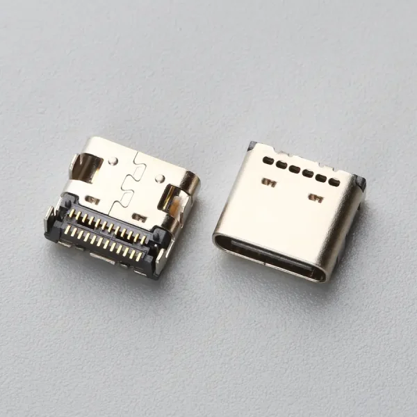 22.BUSM24B3N11253 USB TYPE C 24P 母座 板上型 双SMT