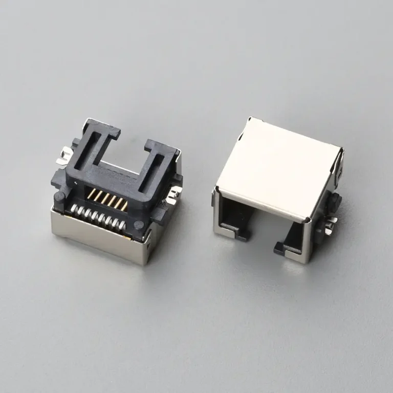 11.BRJF08B1N1103G RJ45 沉板式SMT H=8.60mm 全包