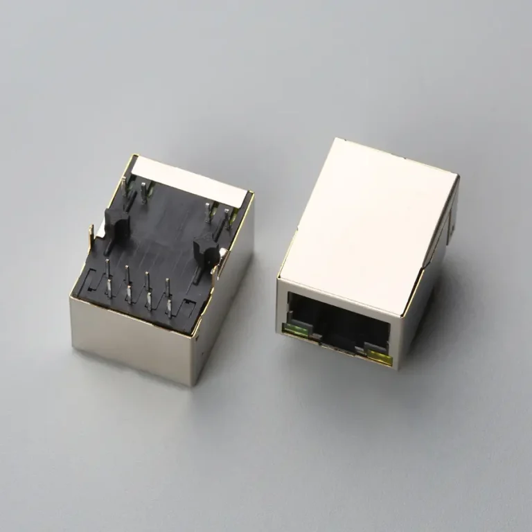 16.BRJF081B1N12134ST RJ45 板上型DIP 百兆 带灯
