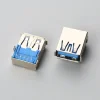 18.BUSF09L2N1274 USB3.0 AF 板上型DIP 带卷边带鱼叉脚