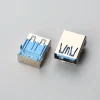 21.BUSF09L2N12207 USB3.0 AF 板上型DIP 无卷边直脚 加长胶芯
