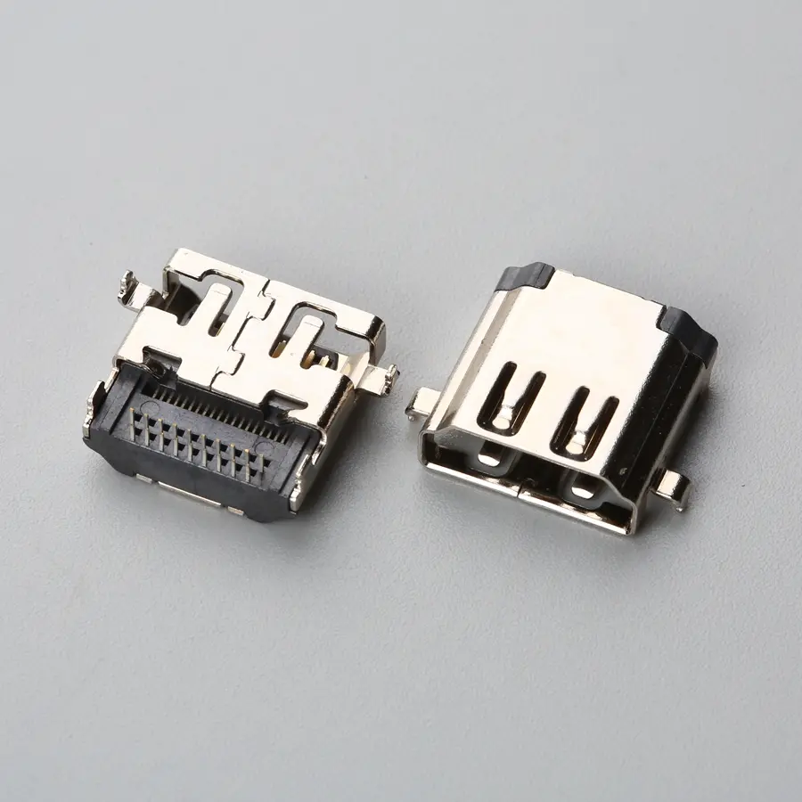 4.BHDF192B3N12340SR HDMI AF 反向沉板DIP H=4.30mm