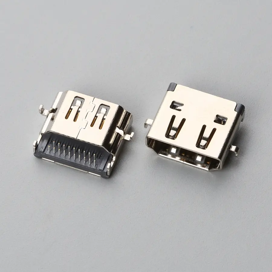 6.BHDF192B3N12342SR HDMI AF 正向沉板 DIP H=2.78mm