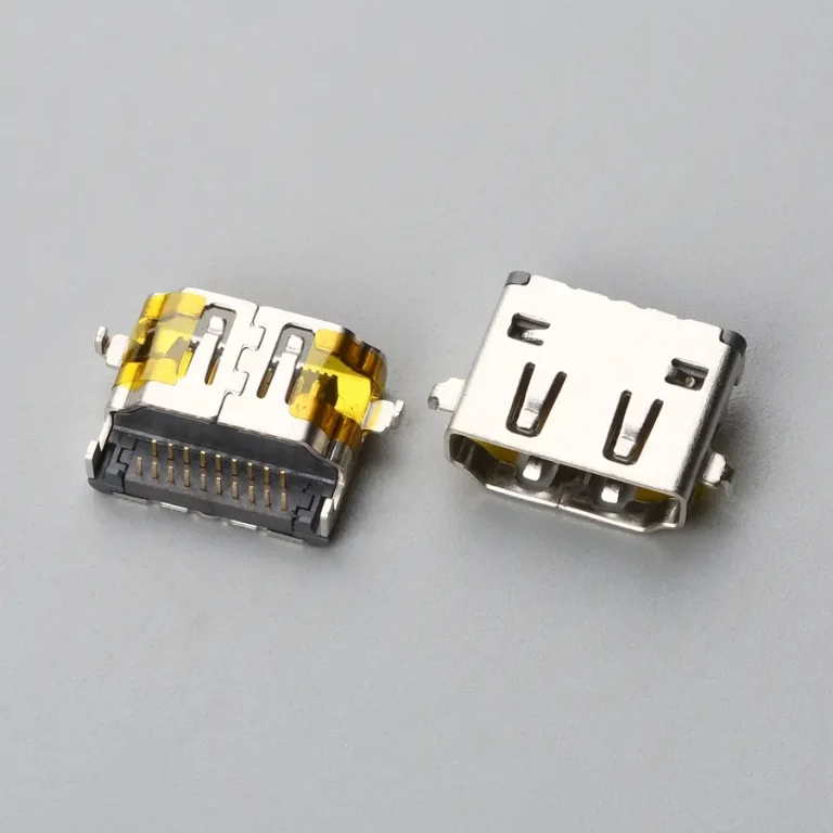 7.BHDF19B1N1251 HDMI AF 正向沉板 DIP H=2.43mm