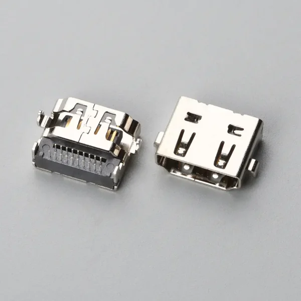 8.BHDF19B1N1270 HDMI AF 正向沉板 DIP H=4.37mm