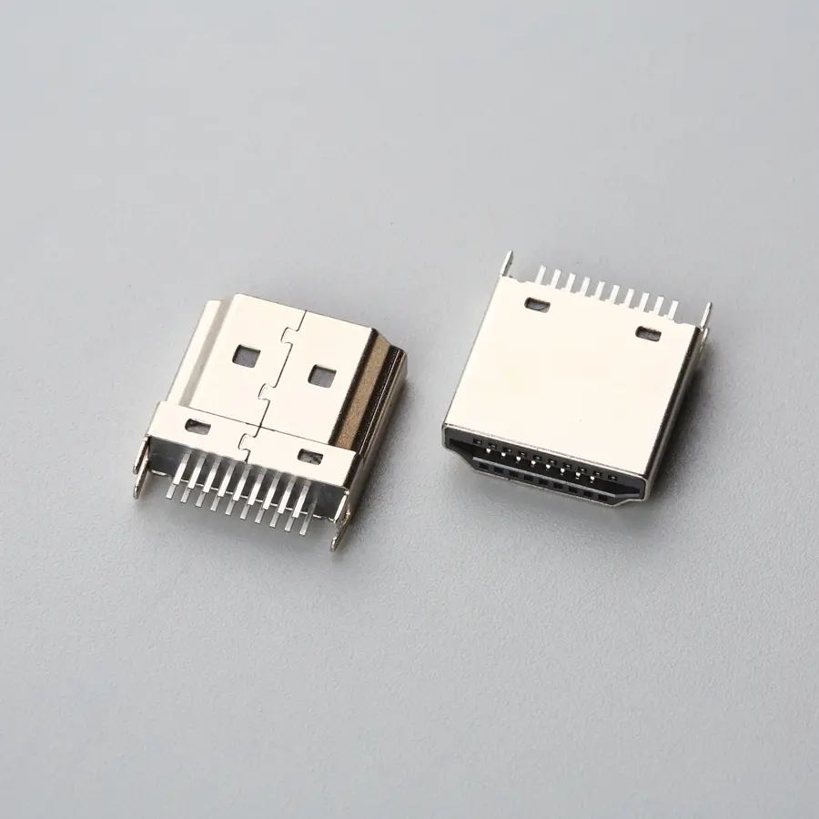 12.BHDM19B2N1330 HDMI AM 夹板1.60mm 无加强筋