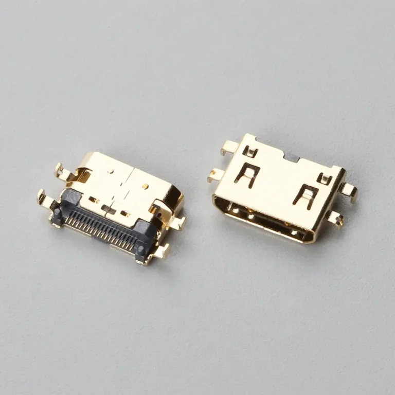 14.BHDF19B1A11201W HDMI CF 平口沉板式SMT H=1.50mm