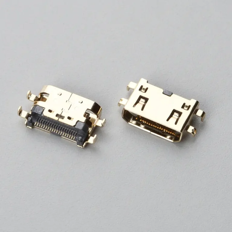 15.BHDF192B1A11344SR HDMI CF 斜口沉板式SMT H=1.50mm