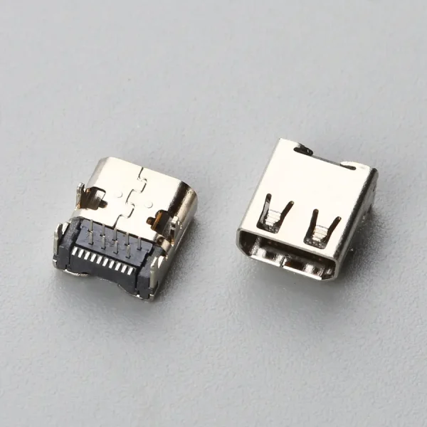 19.BHDF19B1N1271 HDMI DF 板上型前插后贴 H=2.90mm CH=1.50mm