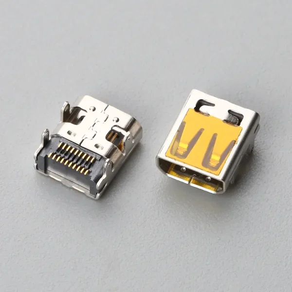 20.BHDF19B1N11290 HDMI DF 板上型 双SMT CH=1.55mm