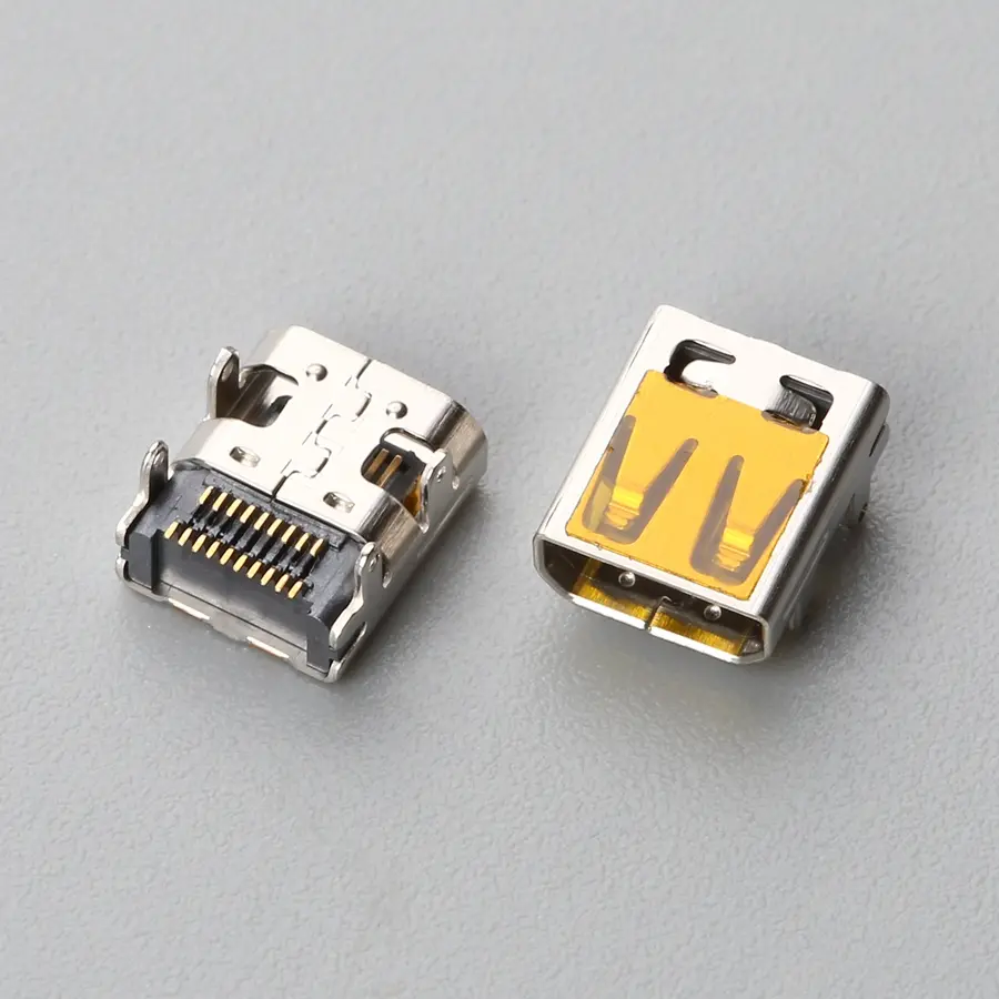 20.BHDF19B1N11290 HDMI DF 板上型 双SMT CH=1.55mm