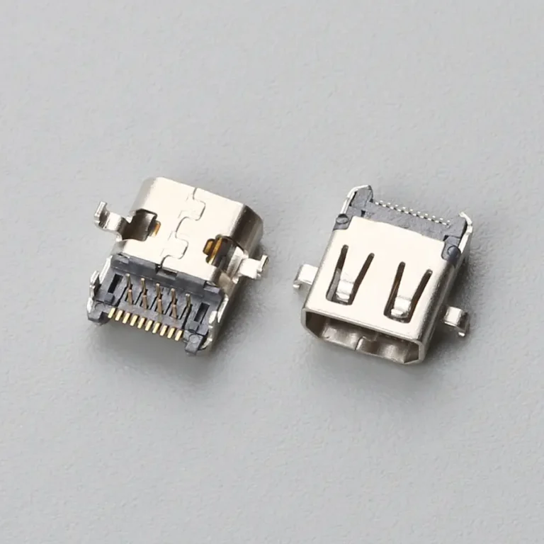 21.BHDF19B3M1128 HDMI DF 沉板式前插后贴 H=2.25mm