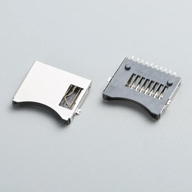 8.BTFF102B2N1149SR TF 卡座SMT 短体 H=1.75mm L=11.60mm