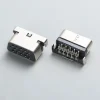 4.BDBF15B2N1239 SLIM D SUB15P 母座 反向DIP CL=0.50mm